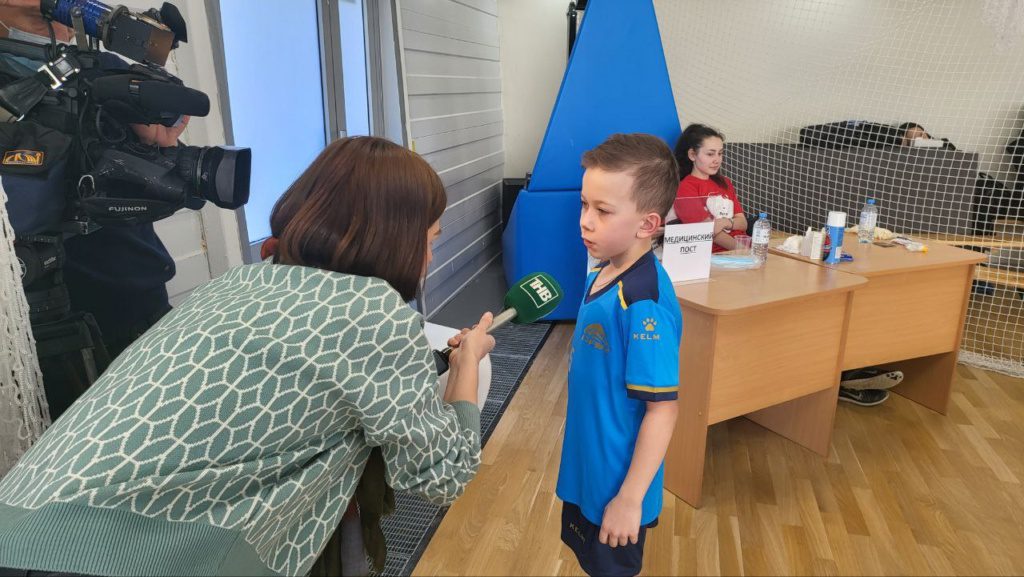 Телеканал ТНВ рассказал о флорболе в СК “Дан”